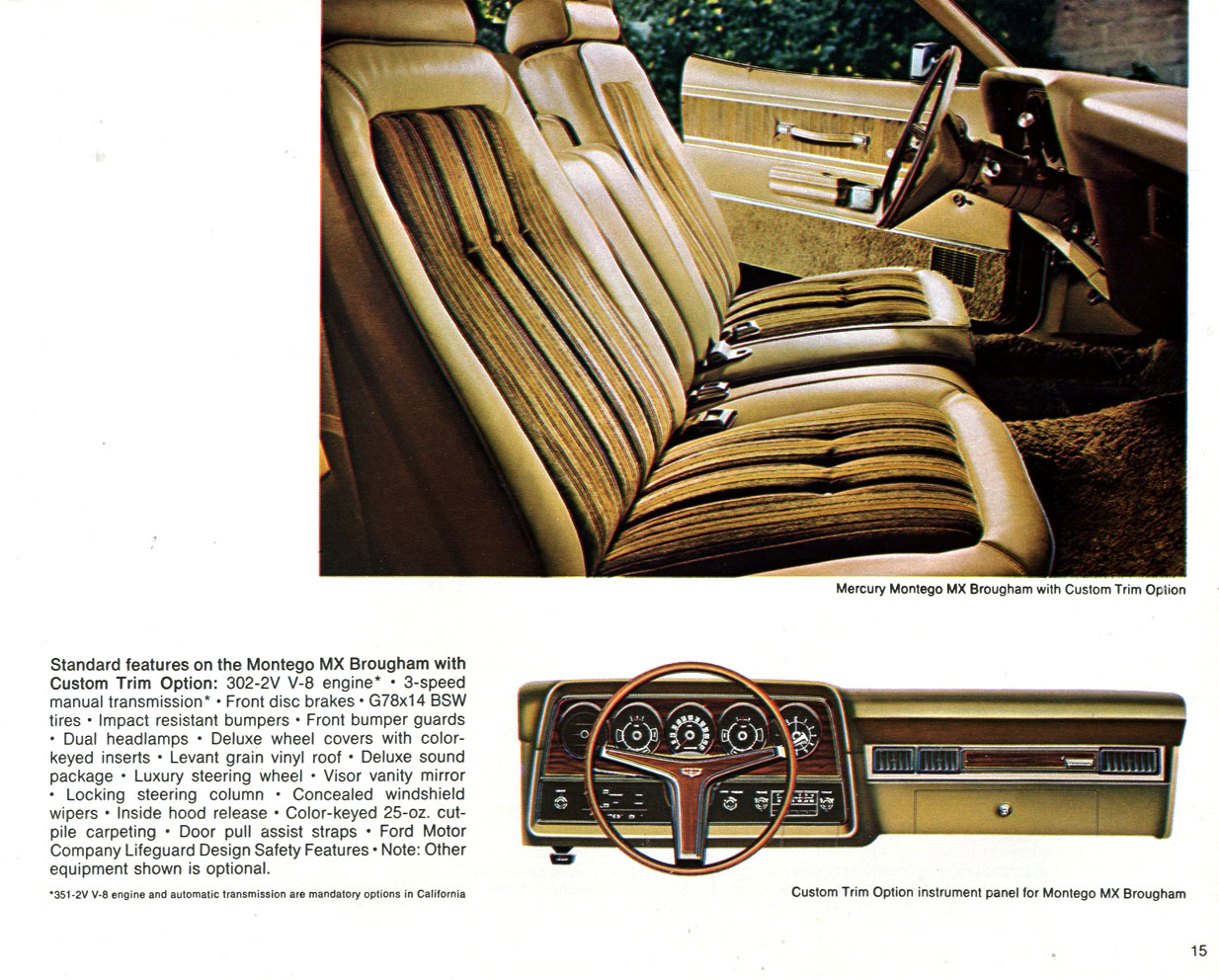 1974 Lincoln Mercury Brochure Page 10